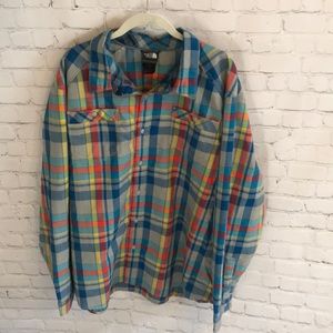 North Face Button down XXL